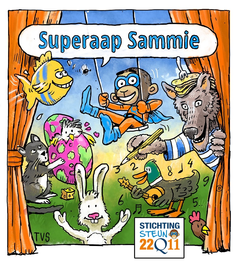 Superaap Sammie voorkant CD LR